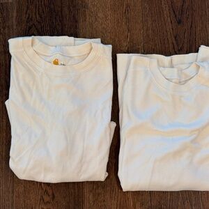 TWO Men's Carhartt Thermal Waffle Knit t-shirts - size XL